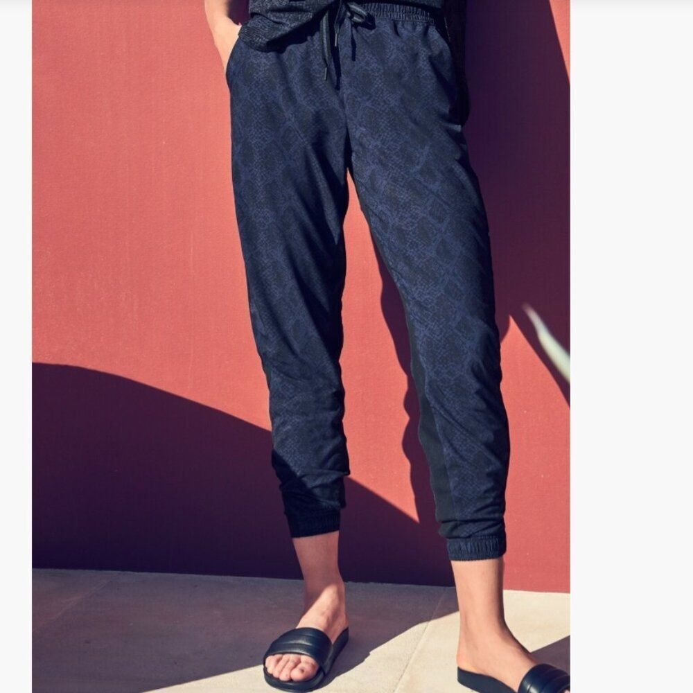 Athleta Brooklyn Jogger Python Snake Print Dark B… - image 2